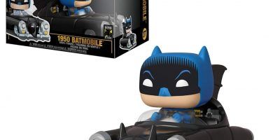Funko- Pop Rides 80th: Batman (1950) Figura Coleccionable, Multicolor (37252)