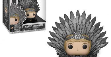 Funko- Pop Deluxe: Game of S10: Cersei Lannister Sitting on Iron Throne