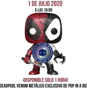 PIAB EXC MARVEL DEADPOOL VENOM METALLIC POP! VINYL FIGURE