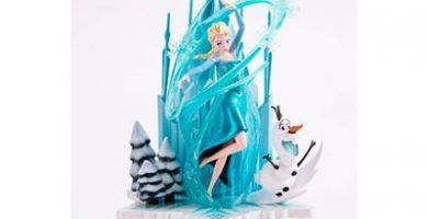 Figura Disney Frozen - Diorama Elsa y Olaf Beast Kingdom