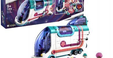 LEGO Película 2 - Fiestabús Pop-Up, set divertido para construir autobús de juguete convertible en pista de baile (70828)